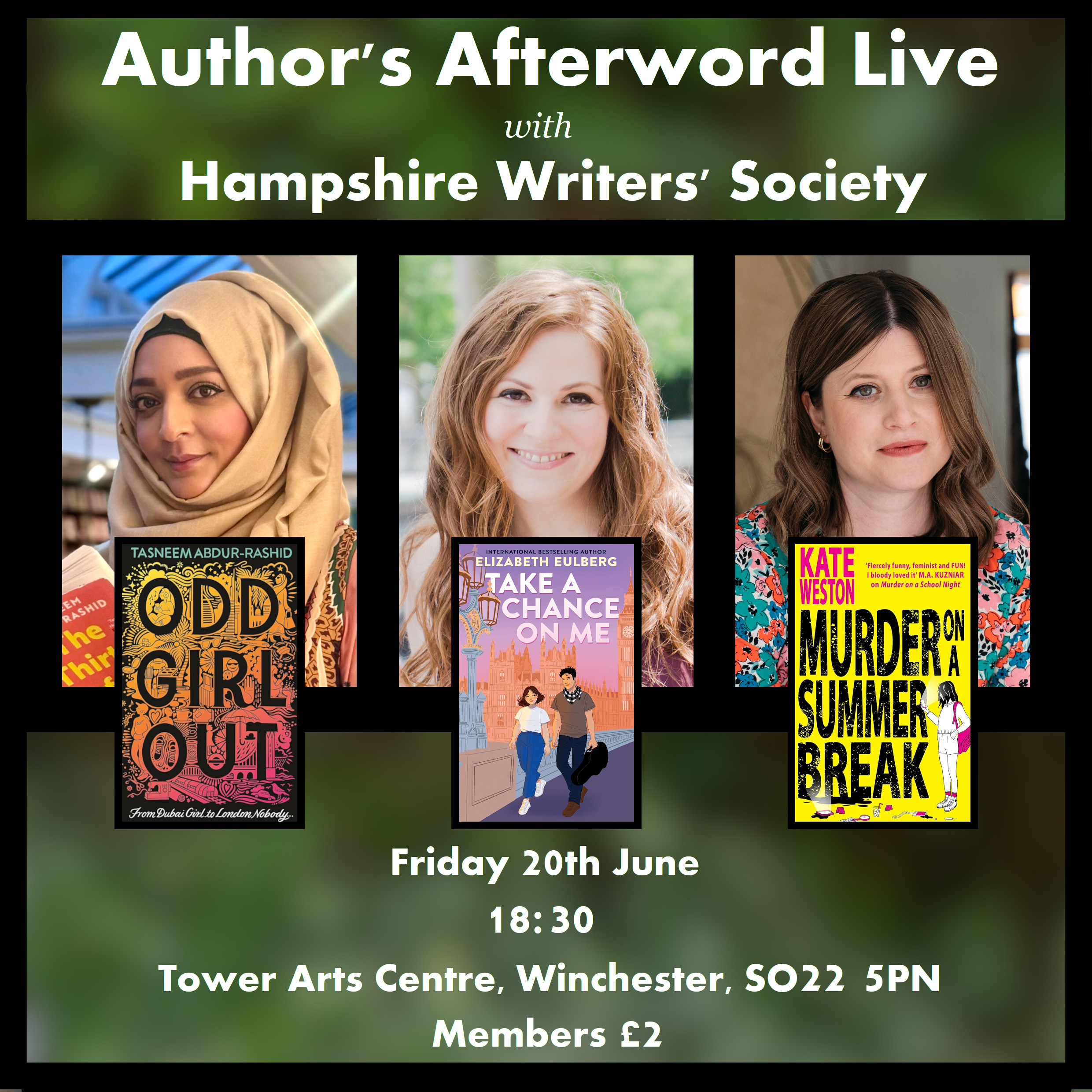 June 20th: Author’s Afterword – CANCELED